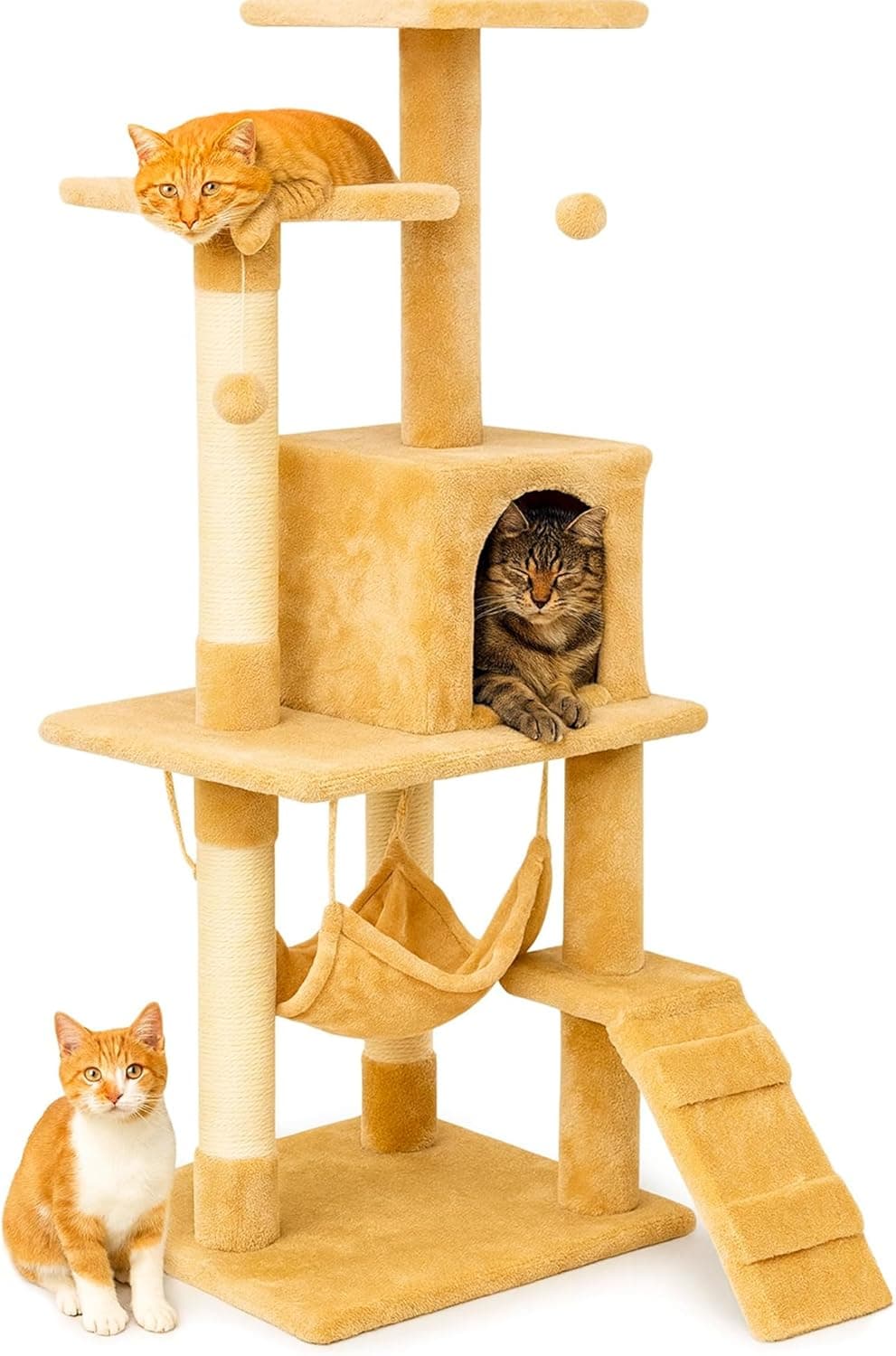 Edipets 3 Niveles árbol rascador gatos compacto