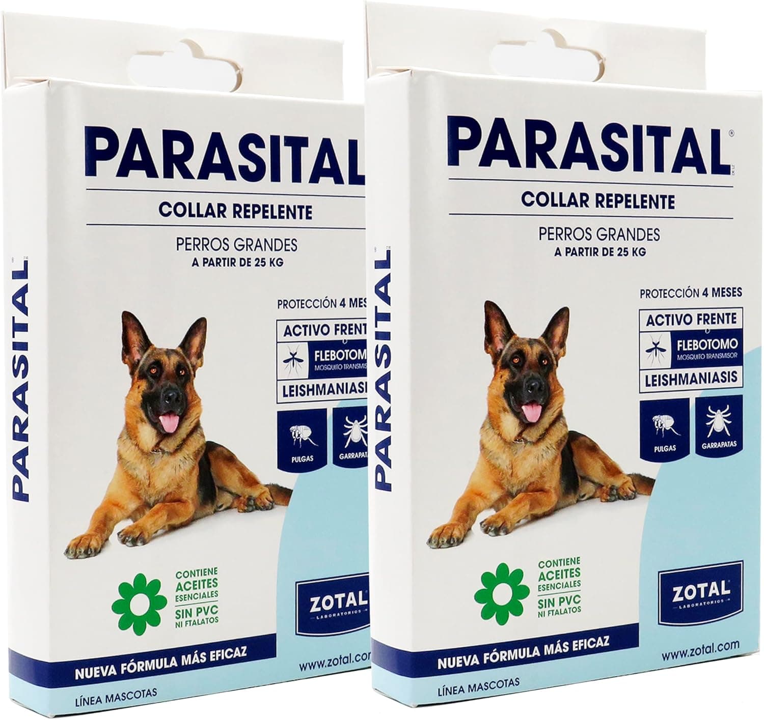Zotal Parasital Pack 75cm collar antiparasitario perros grandes