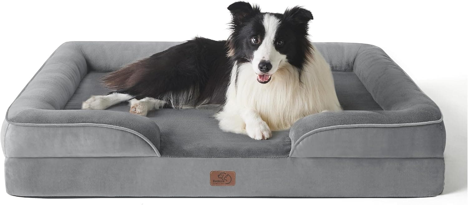 Bedsure Orthopedic Sofa cama para perros grande