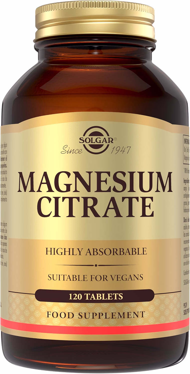 Solgar Citrato de Magnesio 200mg 120 Comprimidos