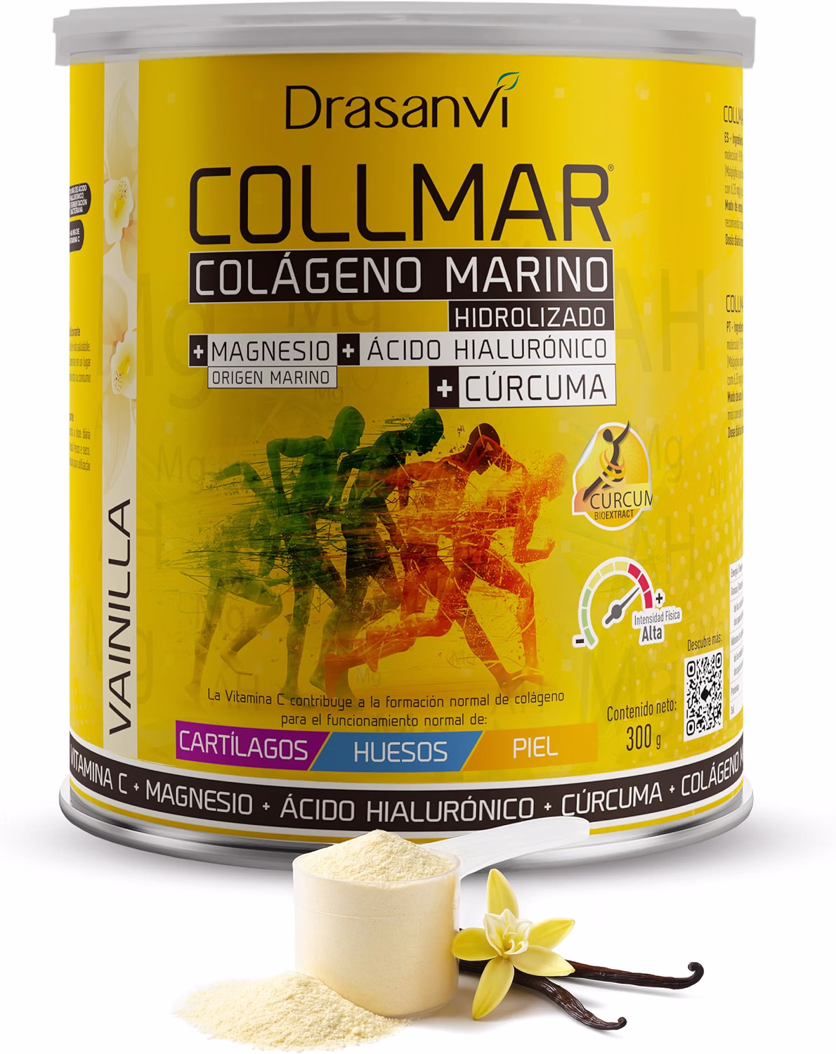 DRASANVI Collmar Colágeno Marino + Magnesio + Ácido Hialurónico