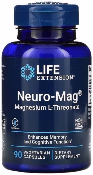 Life Extension Neuro-Mag L-Treonato de Magnesio