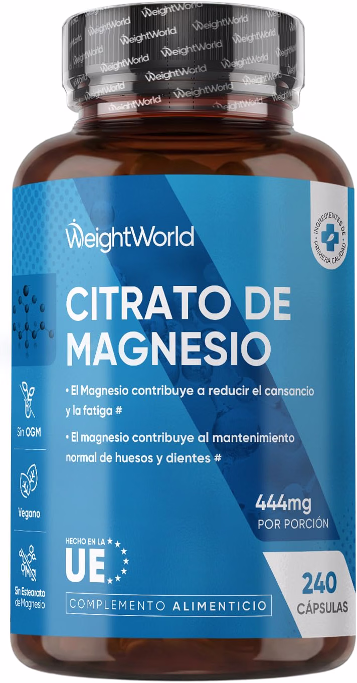 WeightWorld Citrato de Magnesio 240 Cápsulas