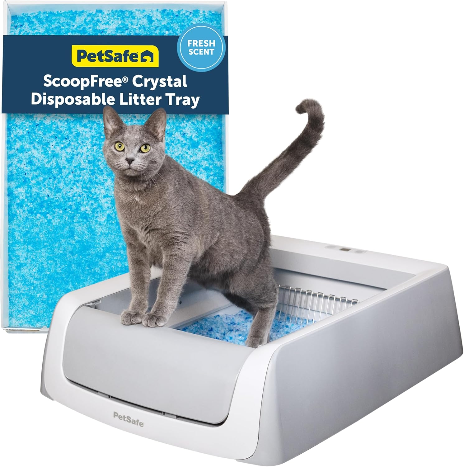 PetSafe ScoopFree Crystal Pro arenero autolimpiable para gatos